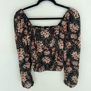 Floral Abercrombie and Fitch blouse